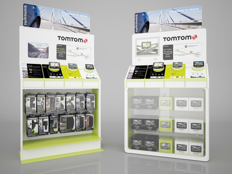 TomTom Product Displays